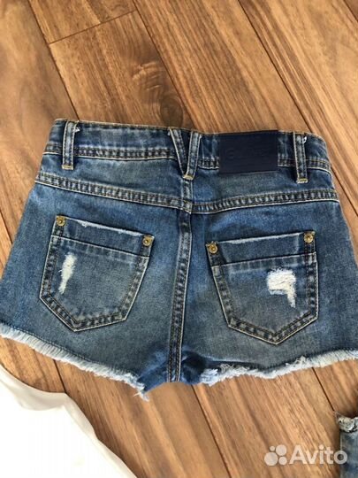 Шорты и жилет джинсовые Gulliver 122 128