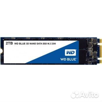 2.0Tb SSD WD Blue (WDS200T2B0B) M.2 sata-III новая