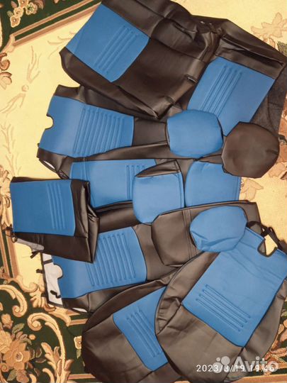 Чехлы на сиденья Hyundai Santa Fe-2, рестайл