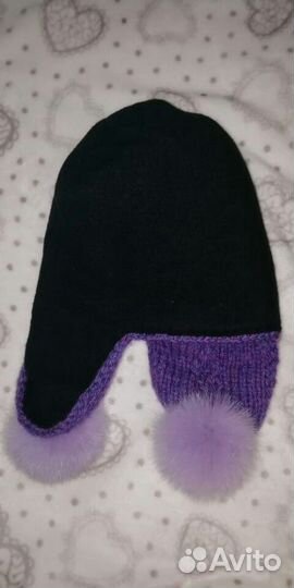 Новая зимняя шапка ушанка натуральный песец