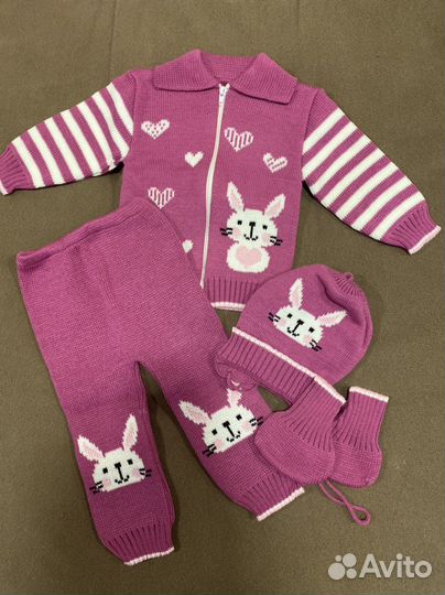 Вязанный костюм