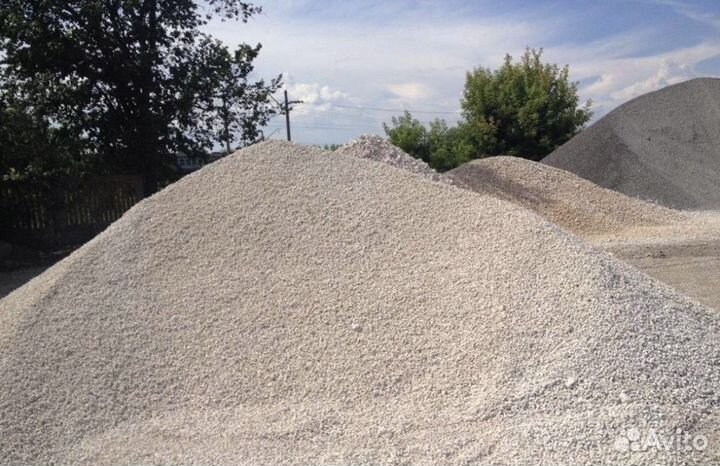 Щебень известковый