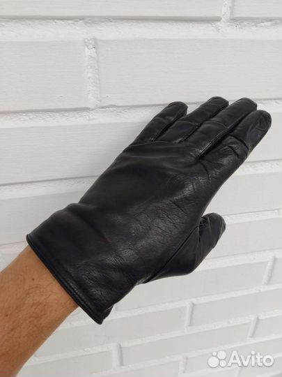 Мужские перчатки натуральная кожа, р. М