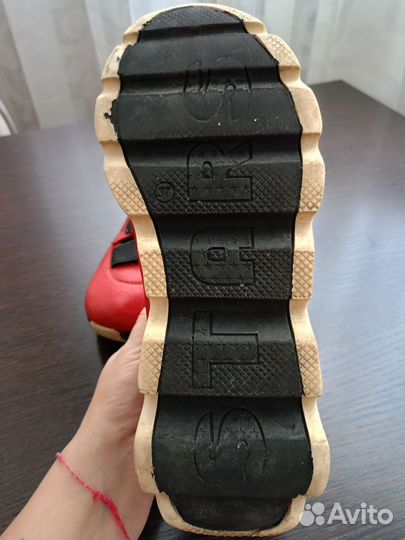 Кроссовки акула натуральная кожа