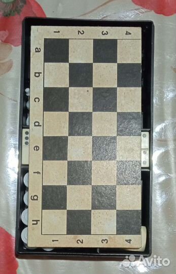 Шашки, шахматы, домино дорожные, СССР