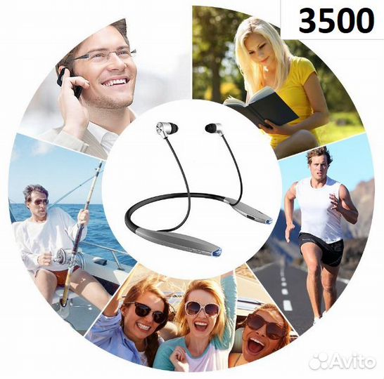 Гарнитура наушники для спорта спортивная