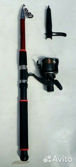 Набор спиннинг телескоп 3,0 м. с катушкой