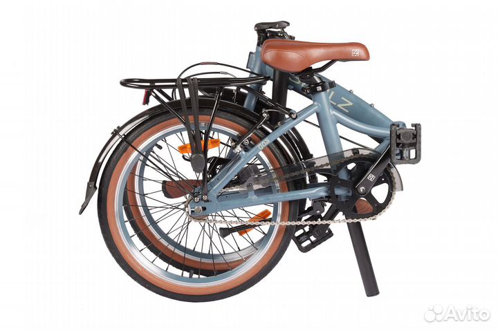 Cкладной велосипед Shulz GOA Single синий лед