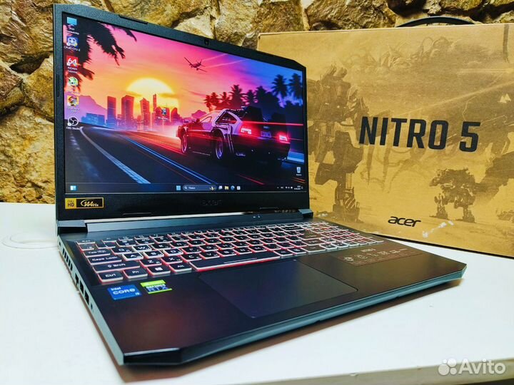 Игровой ноутбук 144Hz core i5 с RTX