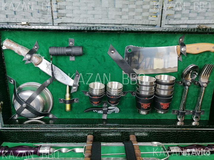 Шампуры в кейсе на подарок