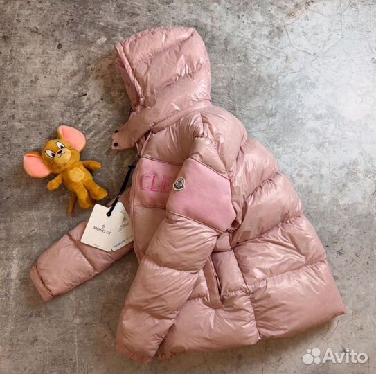 Пуховик куртка Moncler Pink NFS