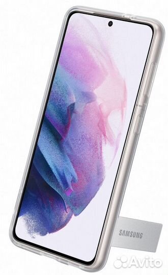 Оригинал Чехол Standing Clear Cover на Samsung S21