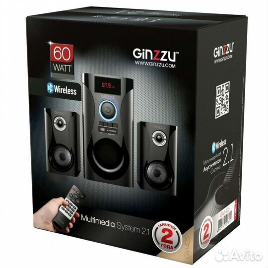 Новый BT,AUX,SD,USB,FM сабвуфер 2.1 60 Вт доставка
