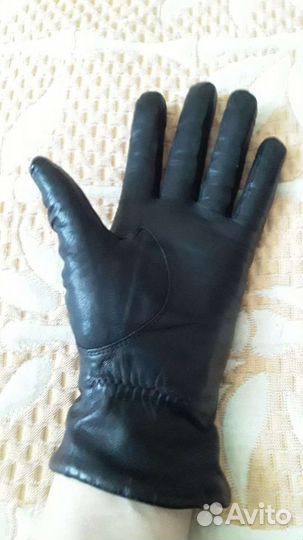 Перчатки кожа