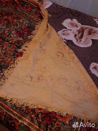 Скатерть плюшевая СССР