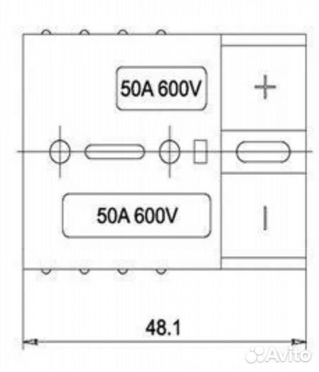 Разъемы Андерсона 50А 600V