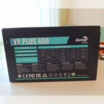 Блок питания AeroCool VX plus 600W