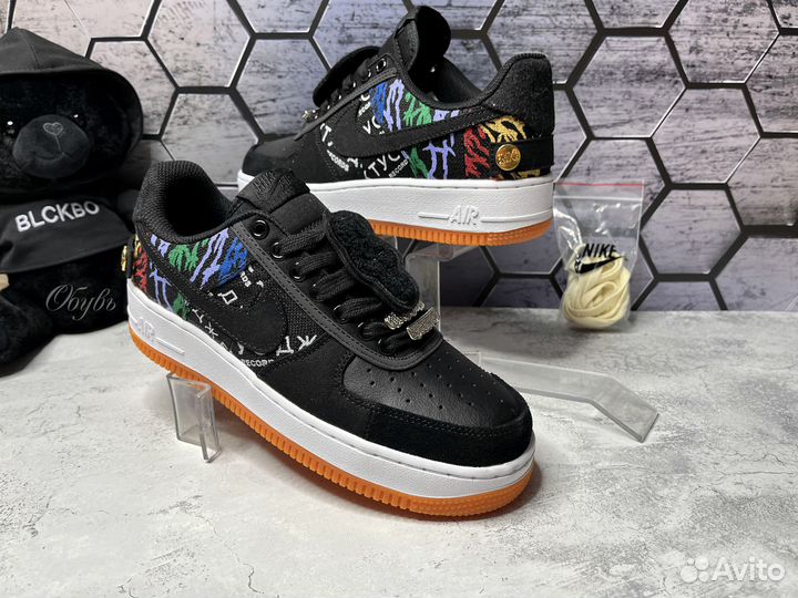 Кроссовки Nike Air Force 1 черные