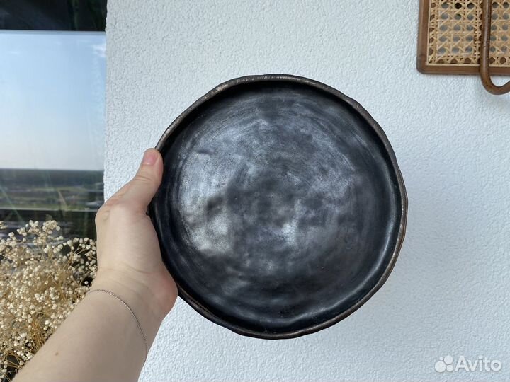 Тарелка ручной работы 21,5 см