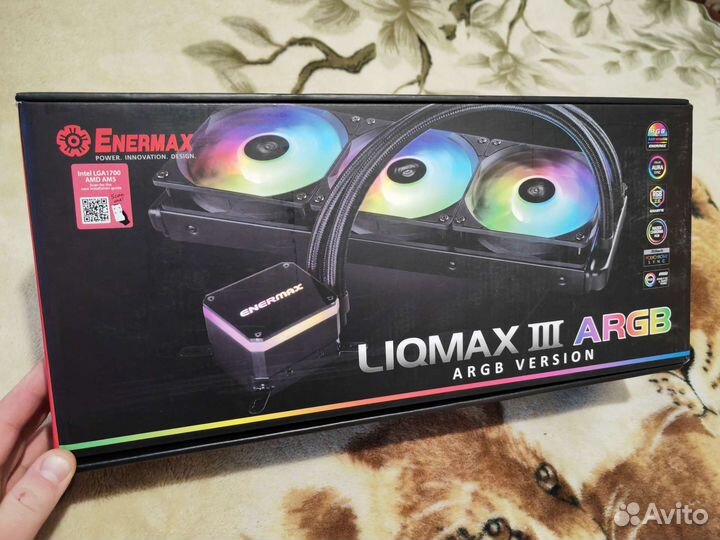 Сво для процессора Enermax LiqMax III argb 360mm