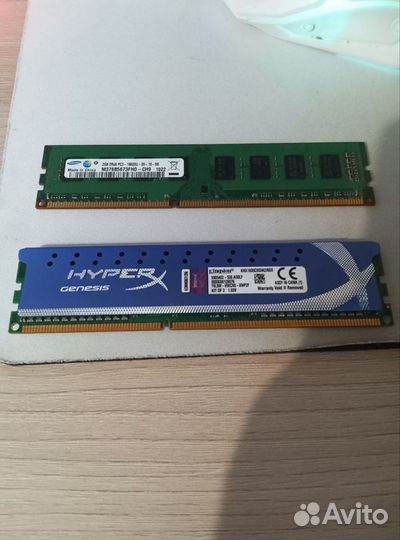 Оперативная память ddr3 4gb 2gb