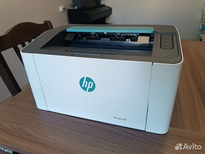 Принтер HP 107 пробег 5000 страниц