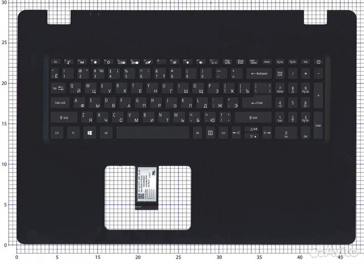 Клавиатура к Acer Aspire 3 A317-51G топкейс