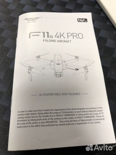 Квадрокоптер sjrc F11S 4K PRO/Trade-In/ IStyle