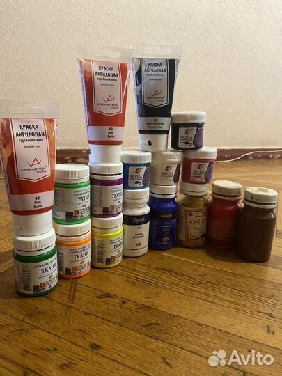 Акриловые краски художественные
