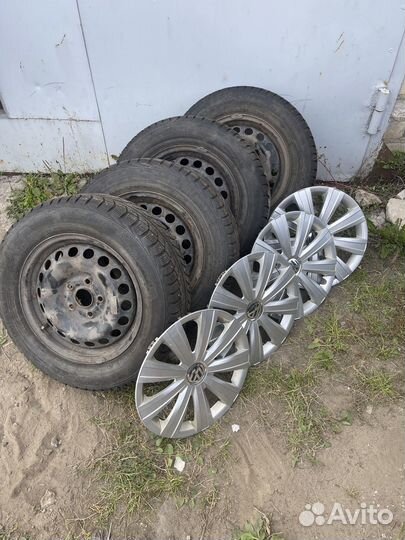 Колёса зимние шипованные VAG R15