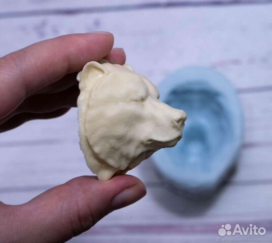 Силиконовый молд лицо 