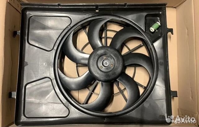 Вентилятор охлаждения в сборе elantra HD