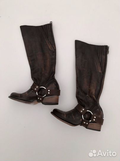 Сапоги кожаные freebird