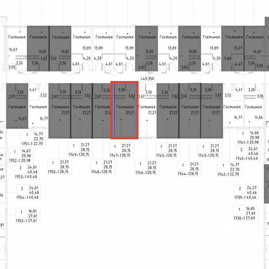 Апартаменты-студия, 28,2 м², 17/24 эт.