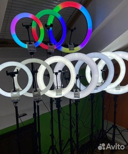 Кольцевые лампы 26 33 36 46 54 см Гарантия