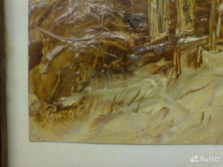 Три картины, масло, фанера