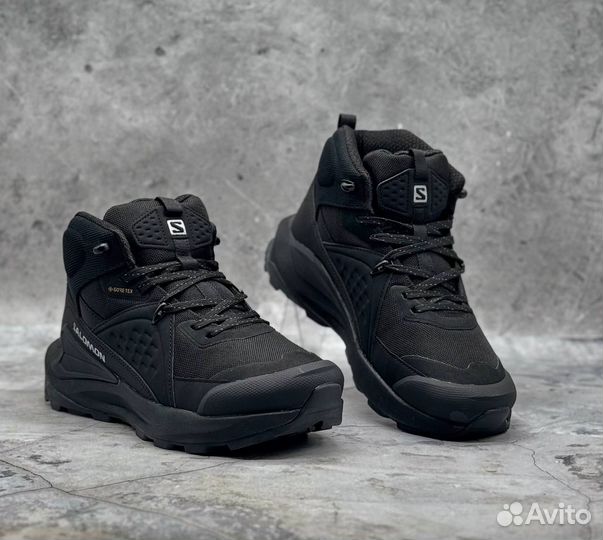 Кроссовки зимние salomon на меху