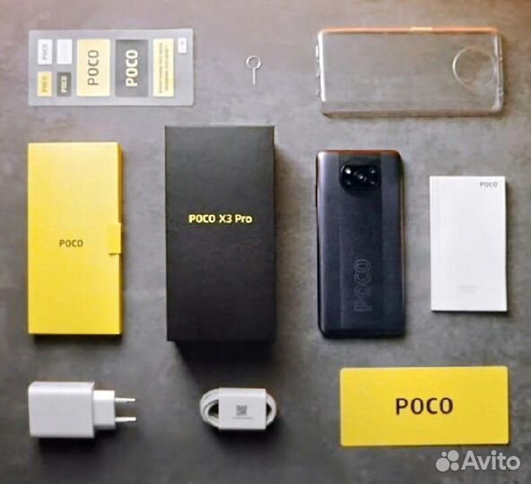 Смартфон Poco X3 Pro 6/128GB Phantom Black