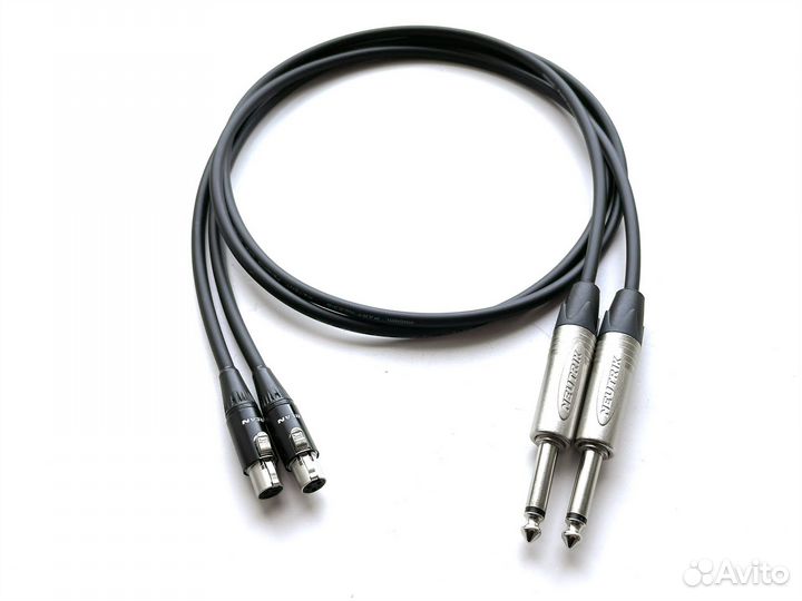 Кабели miniXLR Jack Shure Sennheiser AKG Mogami Go