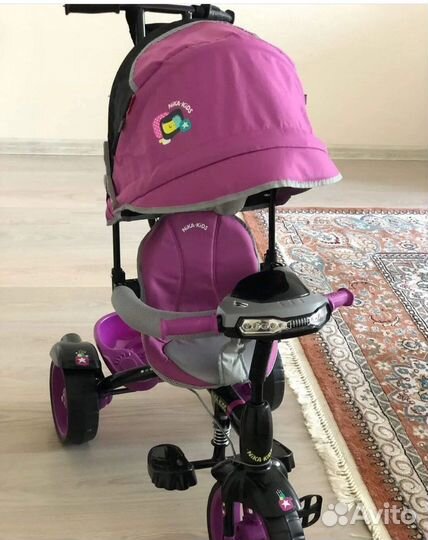 Детский велосипед с ручкой бу