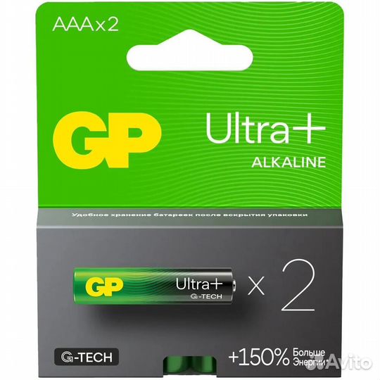 Батарейки GP 24aupa21-2crsb2 Ultra Plus #393912