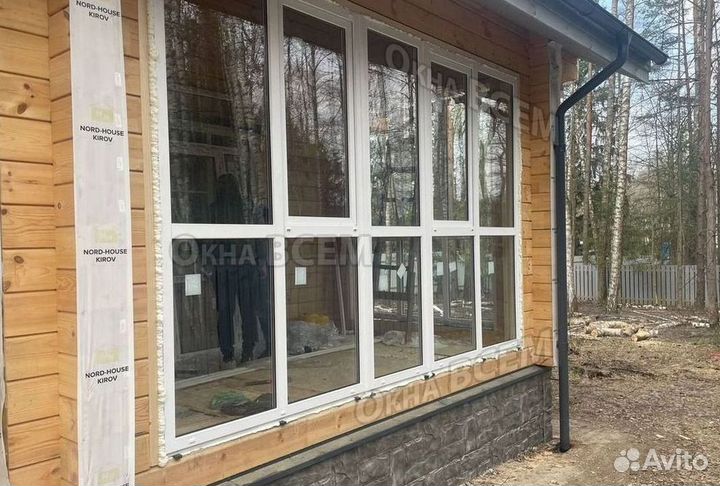 Остекление окон и балконов пвх