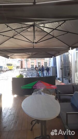 Уличные зонты двух-купольные для дома и дачи