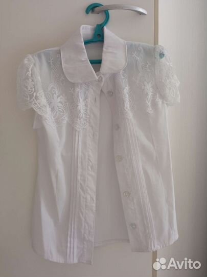 Блузка школьная, 122-128