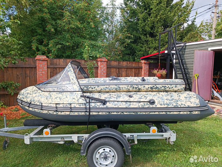 Лодка reef-340F тритон нднд + Мотор Sea-Pro f 6s