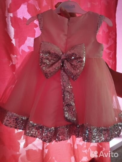Платье для девочки 74 80