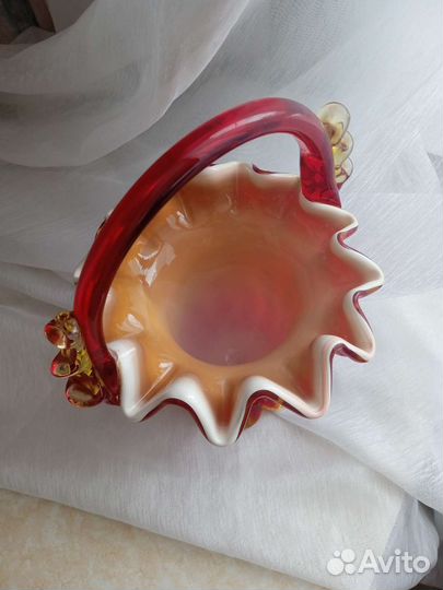 Ваза-корзинка декоративная СССР