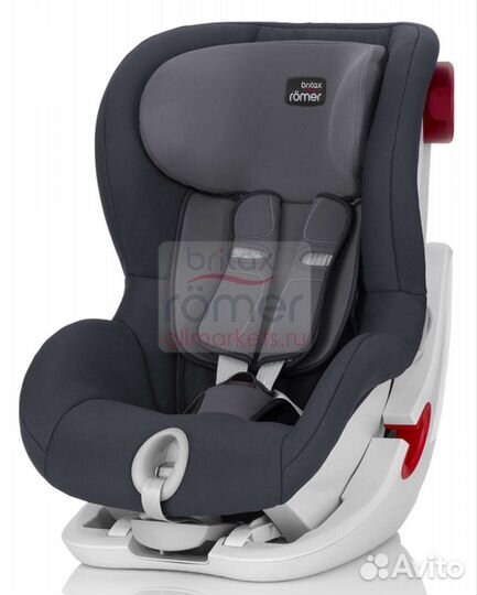 Автокресло britax romer king II storm grey