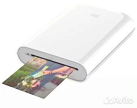 Фотопринтер портативный Xiaomi Белый + бумага