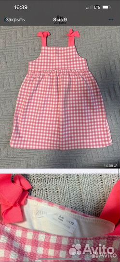 Платье для девочки zara